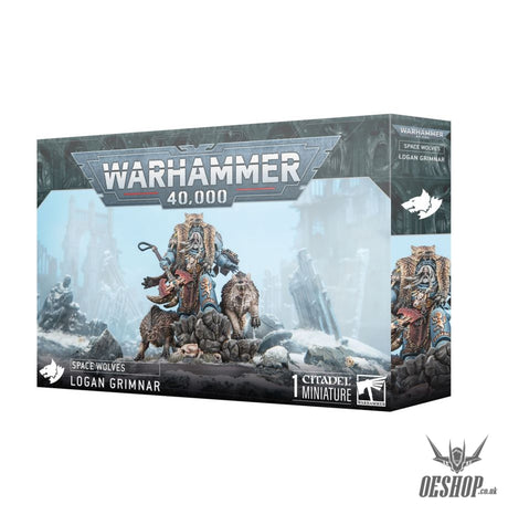 Warhammer 40,000 Space Wolves: Logan Grimnar 53-28 Tabletop Wargame