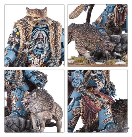 Warhammer 40,000 Space Wolves: Logan Grimnar 53-28 Tabletop Wargame
