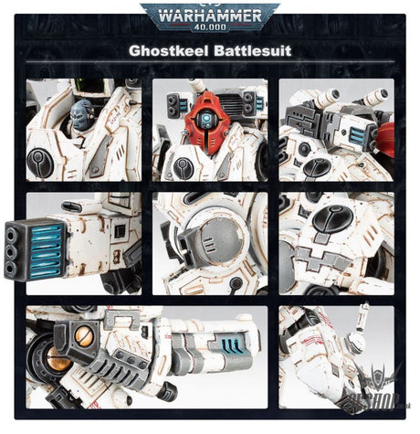 Warhammer 40,000 T’au Empire: Ghostkeel Battlesuit 56-20 Tabletop Wargame