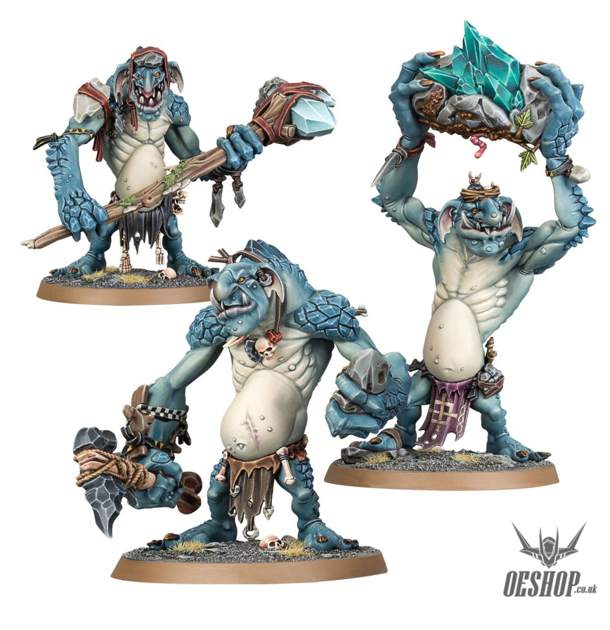 Warhammer Age Of Sigmar Gloomspite Gitz: Rockgut Troggoths 89-33 Tabletop Wargame