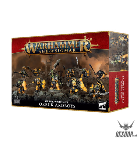 Warhammer Age Of Sigmar Orruk Warclans: Ardboys 89-61 Tabletop Wargame