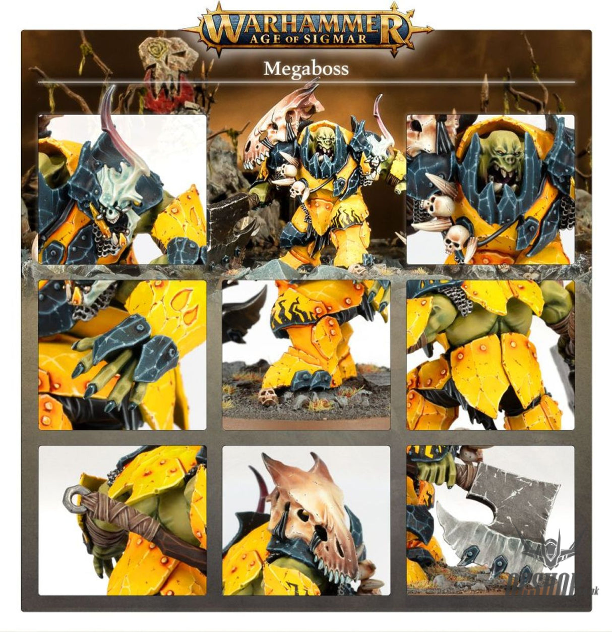 Warhammer Age Of Sigmar Orruk Warclans: Megaboss 89-26 Tabletop Wargame