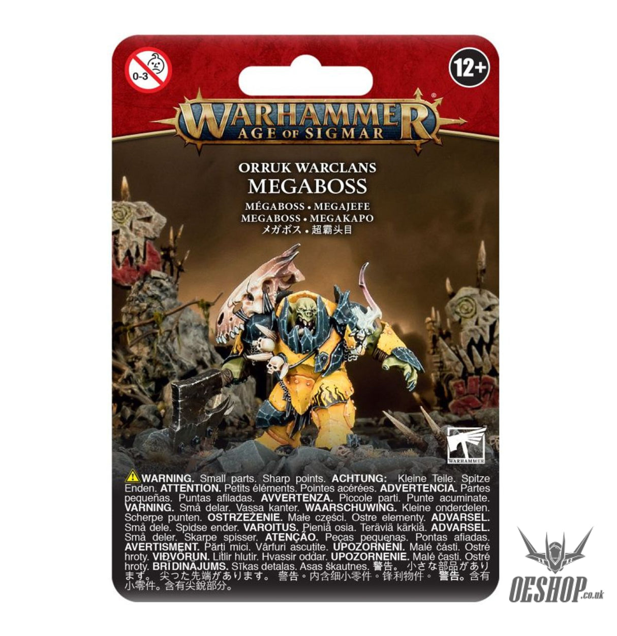 Warhammer Age Of Sigmar Orruk Warclans: Megaboss 89-26 Tabletop Wargame