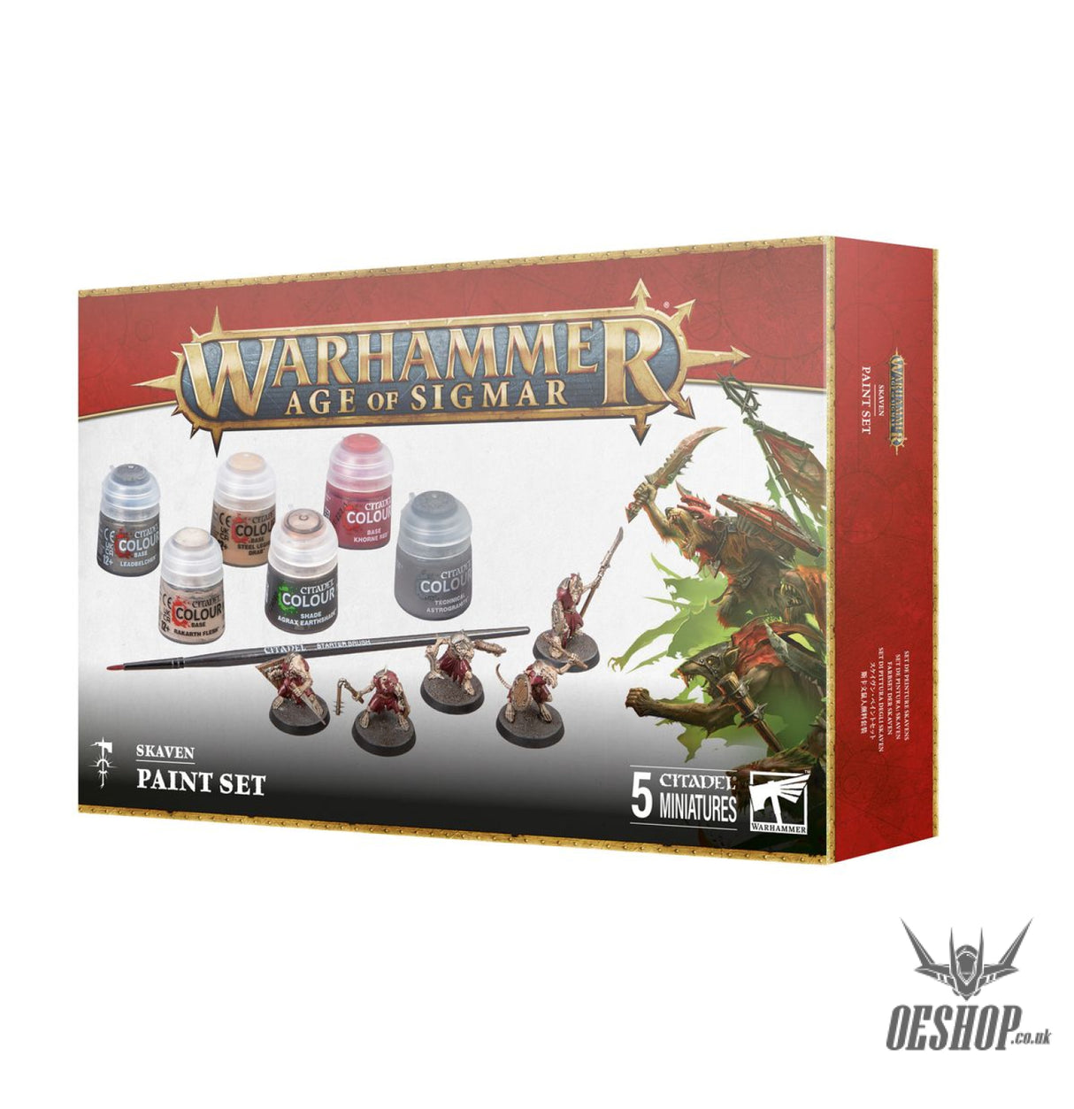 Warhammer Age of Sigmar Paint Set: Skaven 60-09 Painting Consumables
