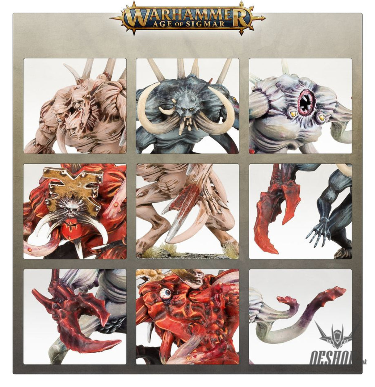 Warhammer Age Of Sigmar Slaves to Darkness: Chaos Spawn 83-10 Tabletop Wargame