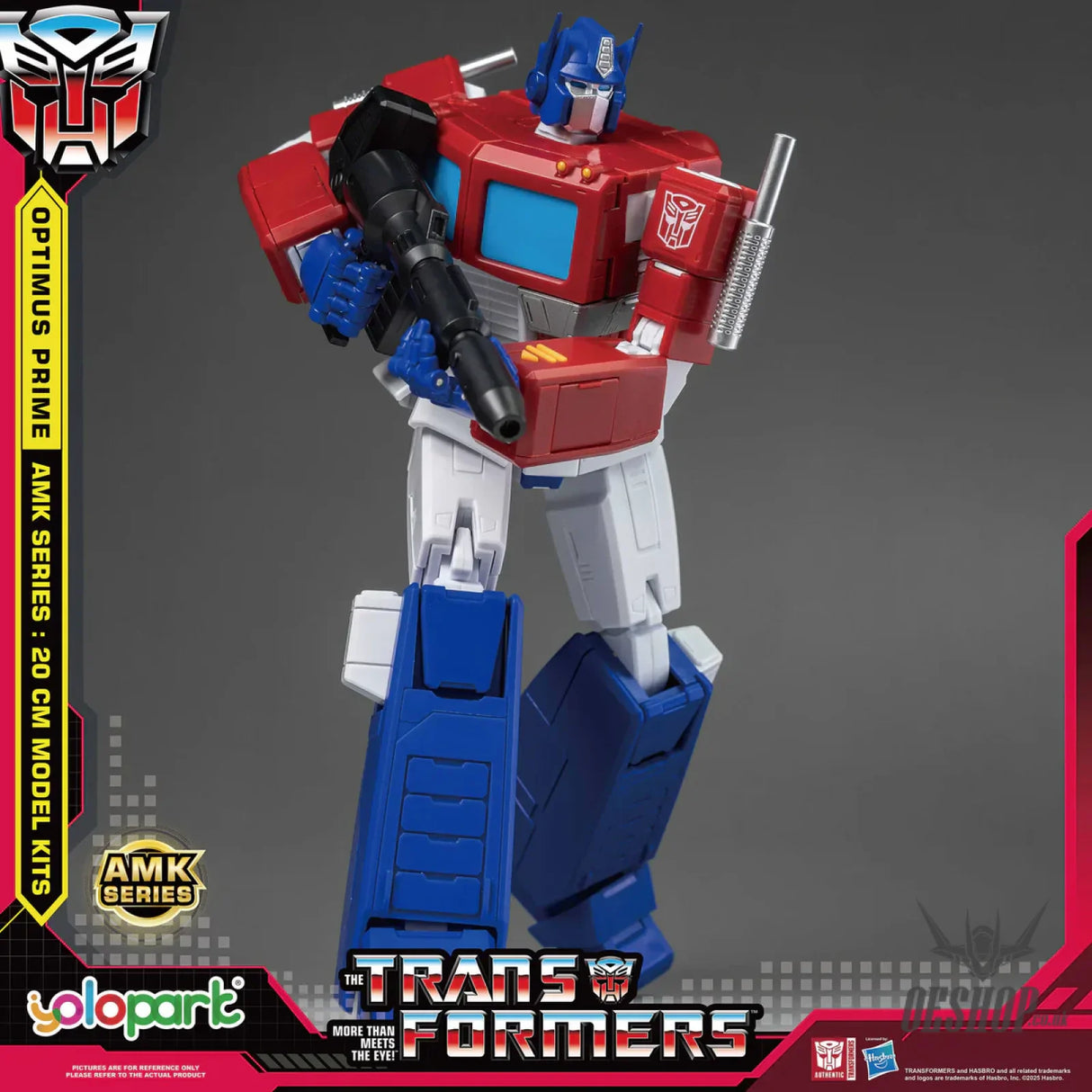 Yolopark Transformers Genration One 20cm Optimus Prime Amk Model Kit Scale Model Kits