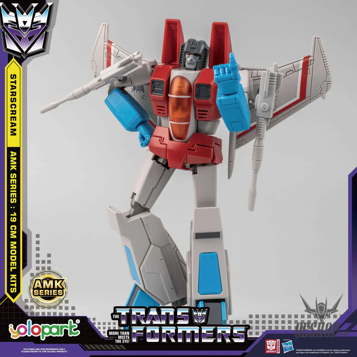 Yolopark Transformers Genration One Amk 19cm Starscream Model Kit Scale Model Kits