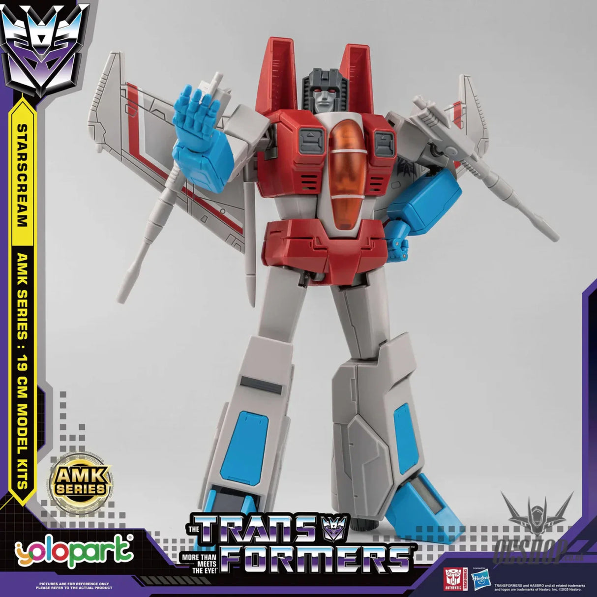 Yolopark Transformers Genration One Amk 19cm Starscream Model Kit Scale Model Kits