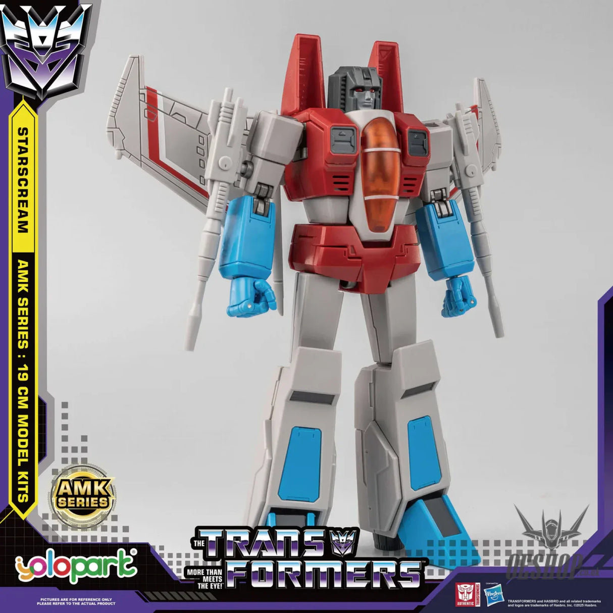 Yolopark Transformers Genration One Amk 19cm Starscream Model Kit Scale Model Kits