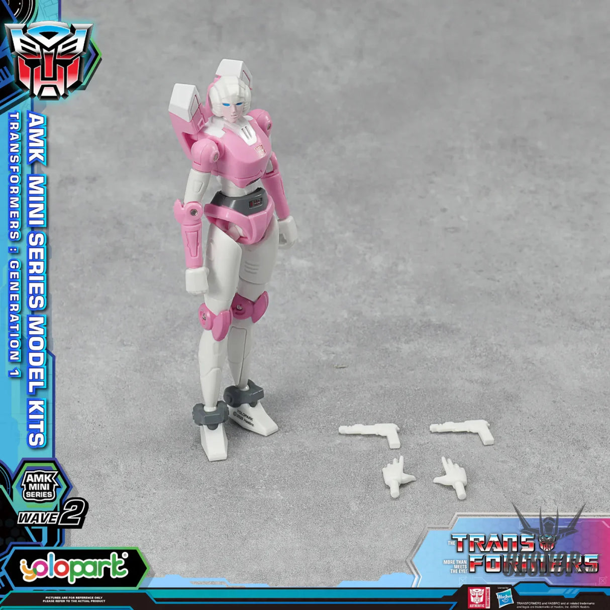 Yolopark Transformers Genration one Wave 2 Arcee Amk Mini Model Kit Scale Model Kits