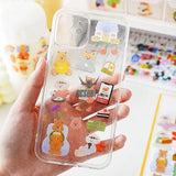Yzyuezhen Cute Animal Stickers (4 pieces) Sticker