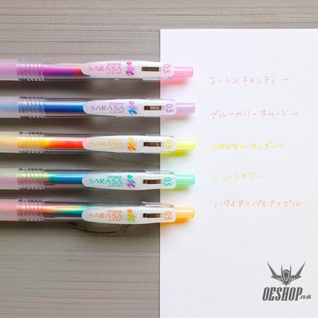 ZEBRA  Mysterious Marble Ink 5 Color Set SARASA CLIP ZEBRA 7.99 OEShop