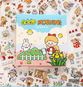 Zi Yi PET Sticker Gift Box 100 sheets Waterproof no repeated OEShop 8.99 OEShop