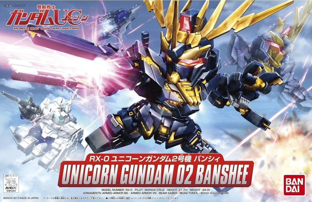 SD BB Unicorn Gundam 02 Banshee Bandai 13.98 OEShop