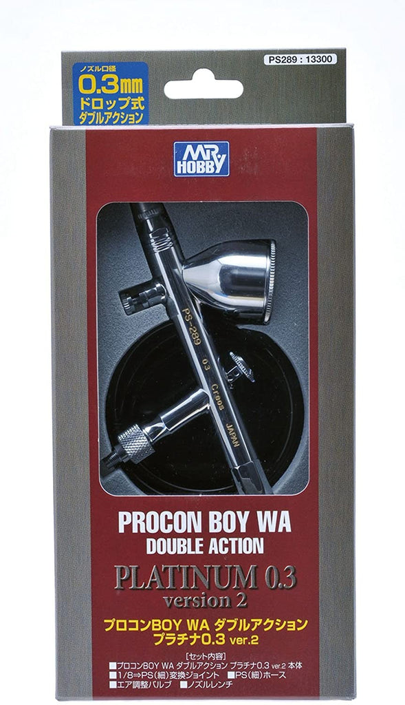 GSI Mr.Hobby Mr Procon PS-289 Boy WA Platinum Airbrush 0.3mm nozzle Ver.2 Double Action GSI Creos Mr. Hobby 135.00 OEShop