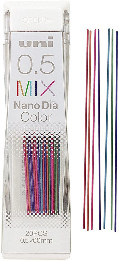 Uni Nano Dia for Textbook Mechanical Pencil Refill 0.5mm MIX Uni MITSUBISHI PENCIL 2.99 OEShop