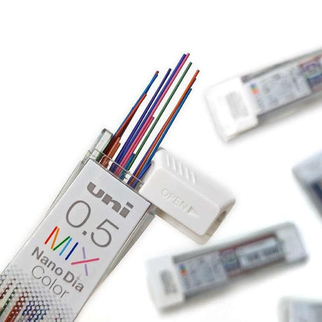 Uni Nano Dia for Textbook Mechanical Pencil Refill 0.5mm MIX Uni MITSUBISHI PENCIL 2.99 OEShop