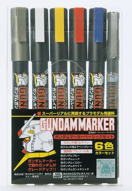 GSI Mr.Hobby GMS105 Gundam Marker Basic Set (6 Piece) GSI Creos Mr. Hobby 16.99 OEShop