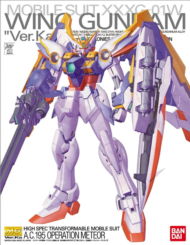 1/100 MG Wing Gundam Ver. Ka Bandai 49.99 OEShop