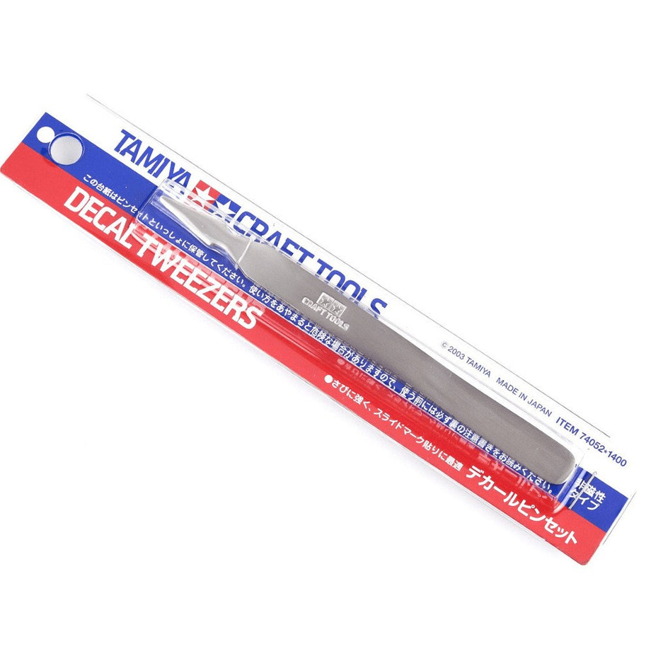 Tamiya 74080 Stainess Steel Craft Tweezers RC Plastic Model Sticker Decal  Tools