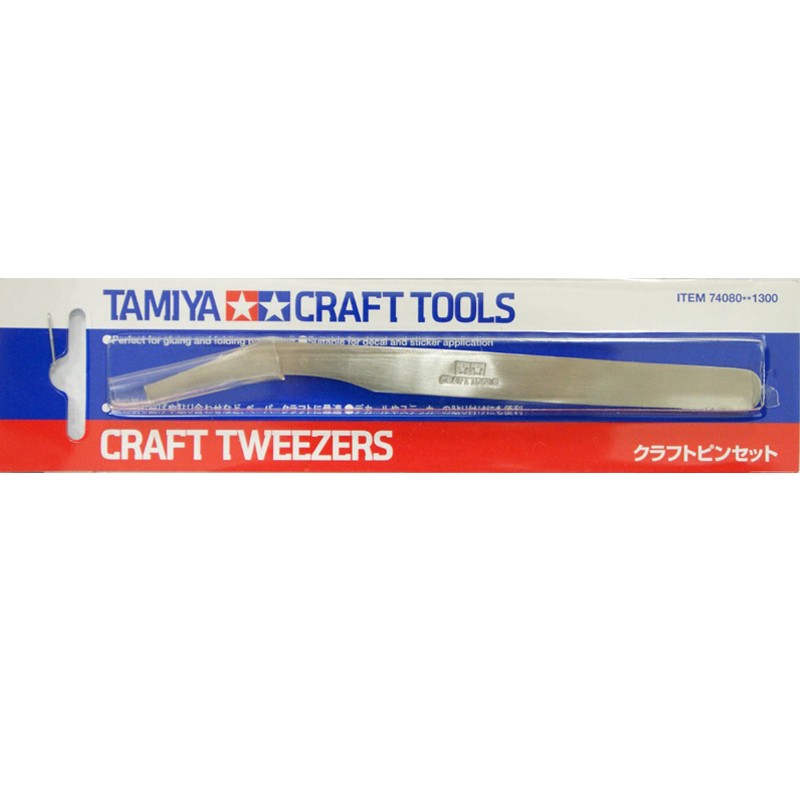Tamiya 74080 Craft Tweezers Wide Curved Craft Tools Tamiya 15.99 OEShop