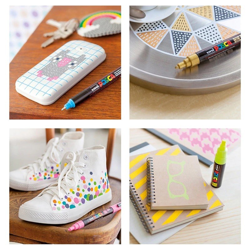 Uni POSCA Paint Marker PC-1M 12C Fine 12 Color Set Uni MITSUBISHI PENCIL 31.98 OEShop