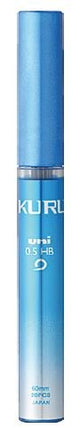 KURU TOGA MECHANICAL PENCIL REFILL 0.5MM HB BLUE Uni MITSUBISHI PENCIL 2.99 OEShop