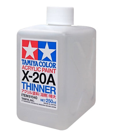 Tamiya Mini Acrylic model paint - X-19 81519 Smoke (clear gloss)