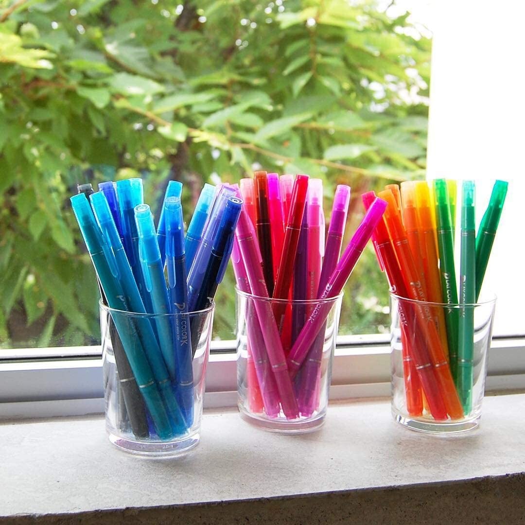 Tombow Play ColorK 6 Color GCF-611B Twin type 0.8mm 0.3mm Tombow 6.99 OEShop