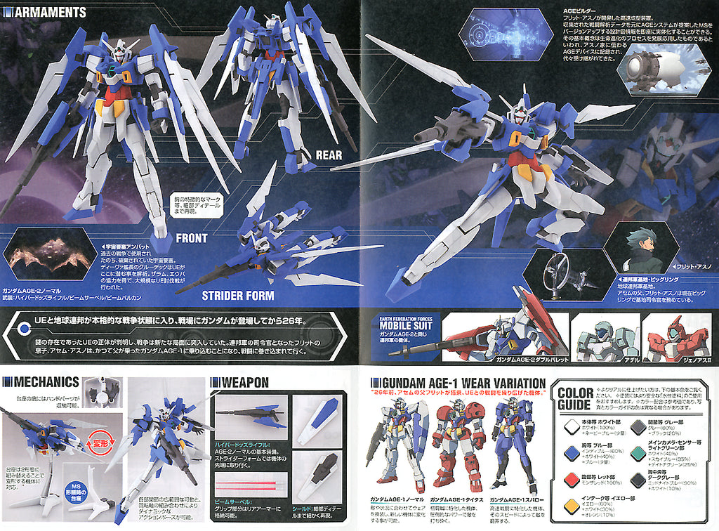 1/144 HGGA Gundam Age-2 Normal Bandai 19.98 OEShop