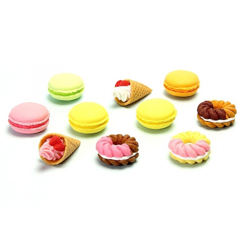 IWAKO Erasers  Sweets 10 types  Assort Single Erasaer Iwako 0.99 OEShop