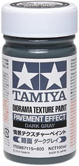 TAMIYA 87115 Textured Paint - Pavement Dark Grey 100ml