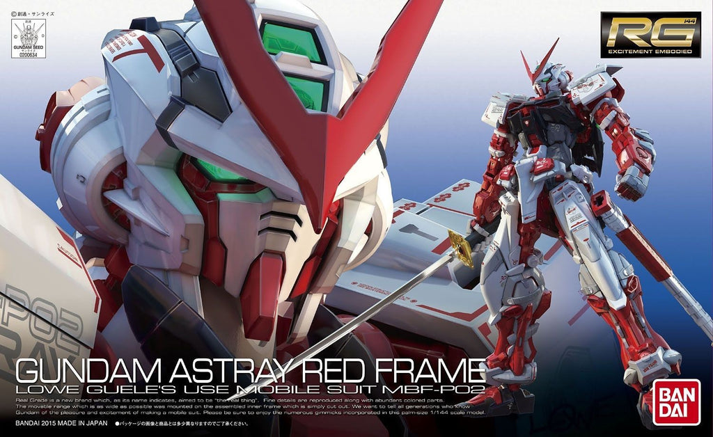 1/144 RG 19 Gundam Astray Red Frame MBF-P02 Bandai 29.99 OEShop