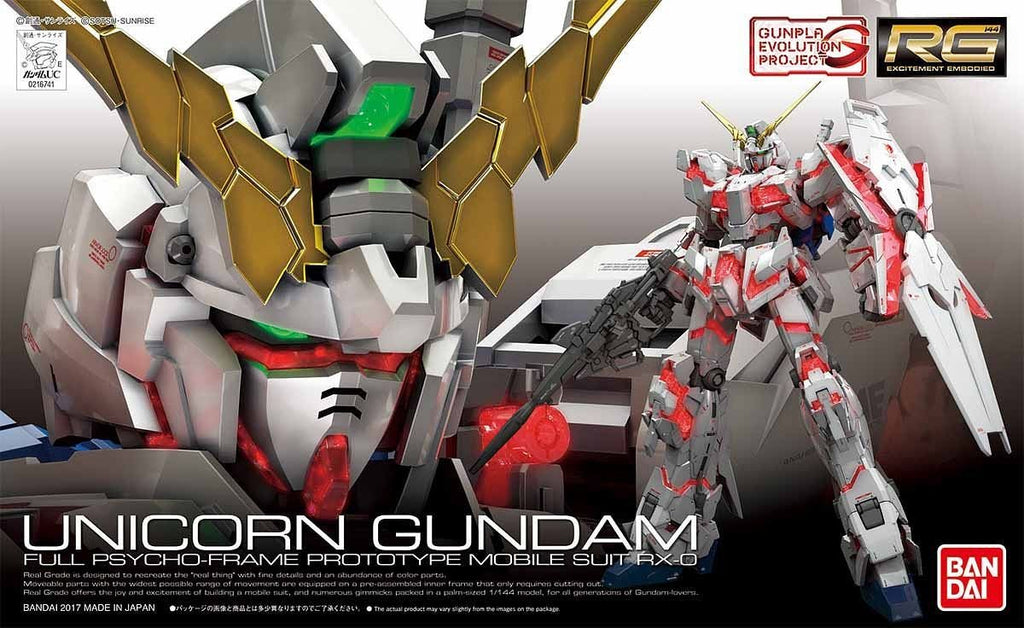 1/144 RG 25 RX-0 Unicorn Gundam Bandai 44.97 OEShop