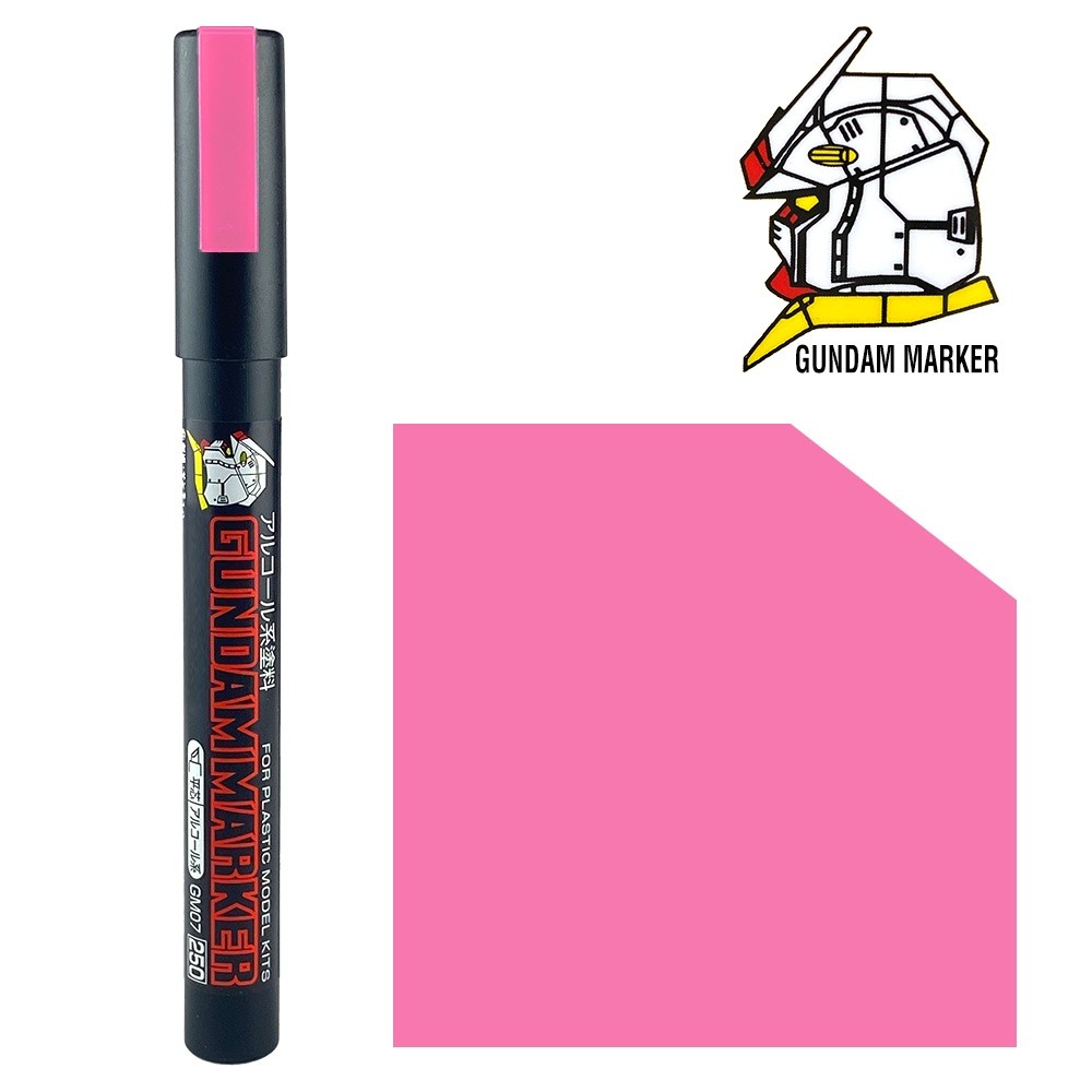 GSI Mr.Hobby GM14 250 Gundam Marker Fluorescent Pink (NEW 2021 Release) GSI Creos Mr. Hobby 3.99 OEShop