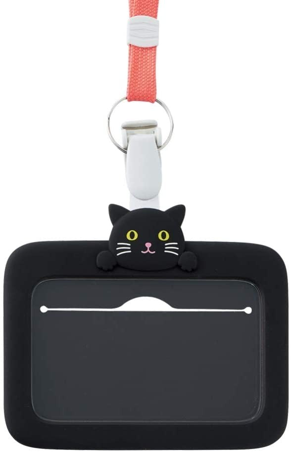 LIHIT LAB SMARTFIT Punilabo ID Card Holder Black Cat A7804-3 LIHIT LAB. 10.25 OEShop