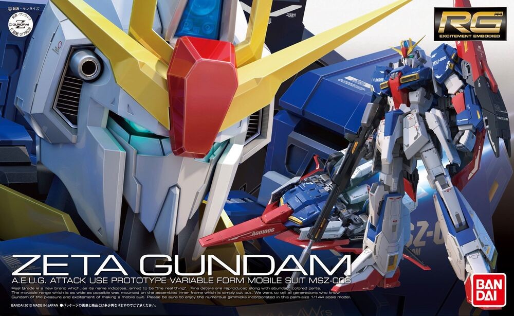 1/144 RG 10 MSZ-006 Zeta Gundam Bandai 35.99 OEShop
