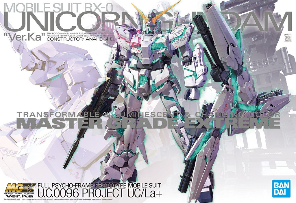 1/100 MGEX Unicorn Gundam Ver.Ka Bandai 249.89 OEShop