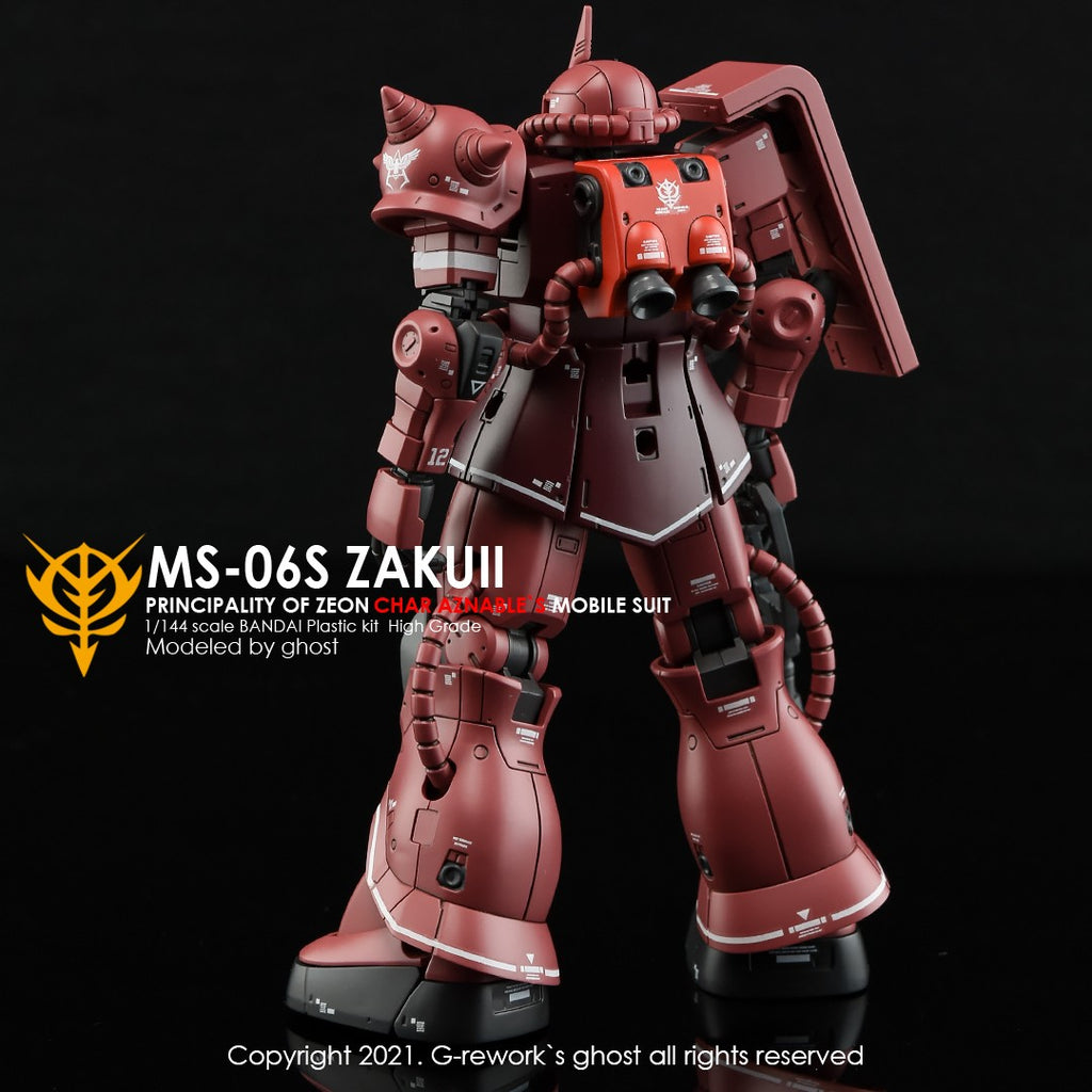G-Rework Decals - [HG] Origin MS-06S Zaku II (Char Aznable) CD-HO-01 G-Rework 4.49 OEShop