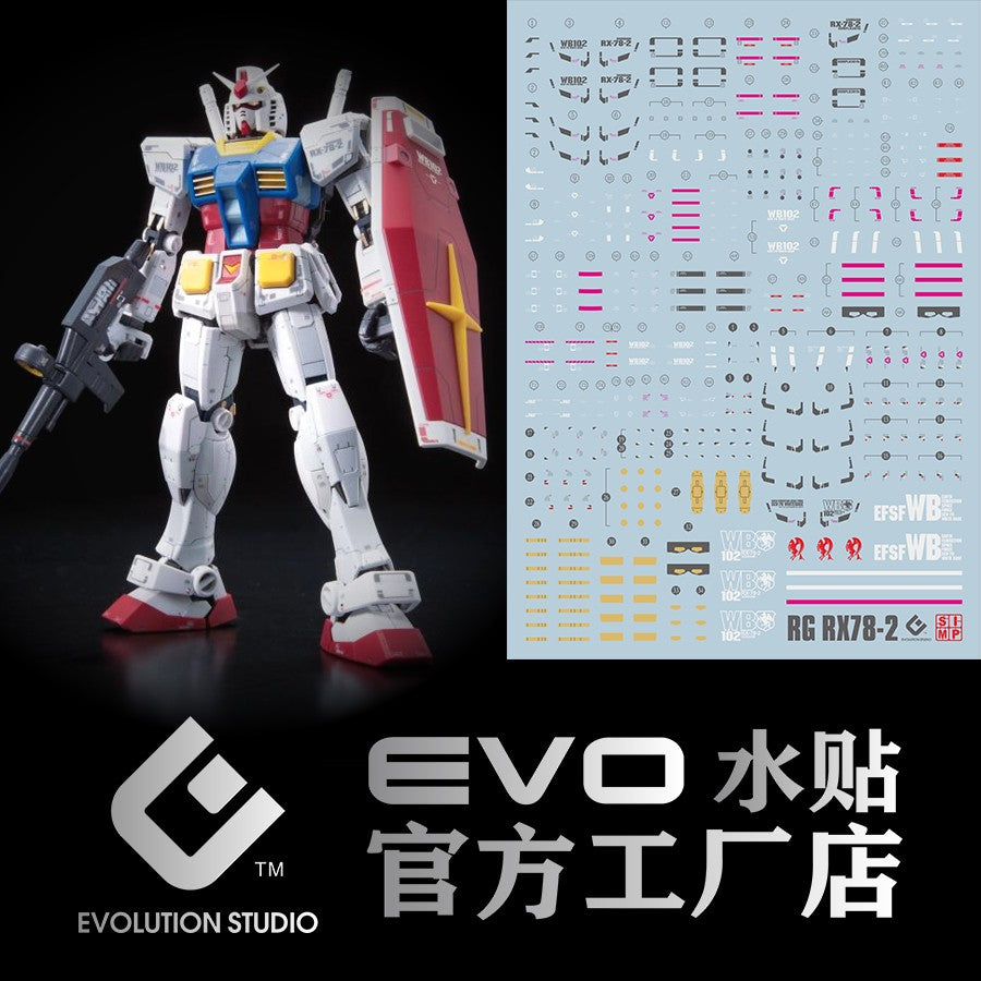 EVO - RG RX-78-2 Gundam E-RG01 Evolution Studio Decals Evolution Studio 3.59 OEShop