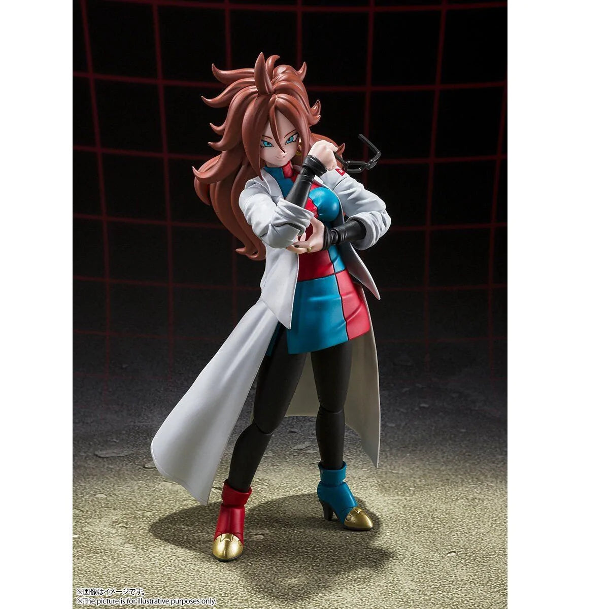 Bandai Tamashii Nations S.H. Figuarts Dragon Ball FighterZ Android 21 Lab Coat Ver Action Figure