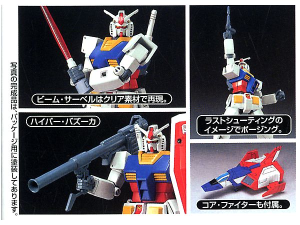 1/144 HGUC Gunpla Starter Set: RX-78-2 Gundam Vs. Zaku II