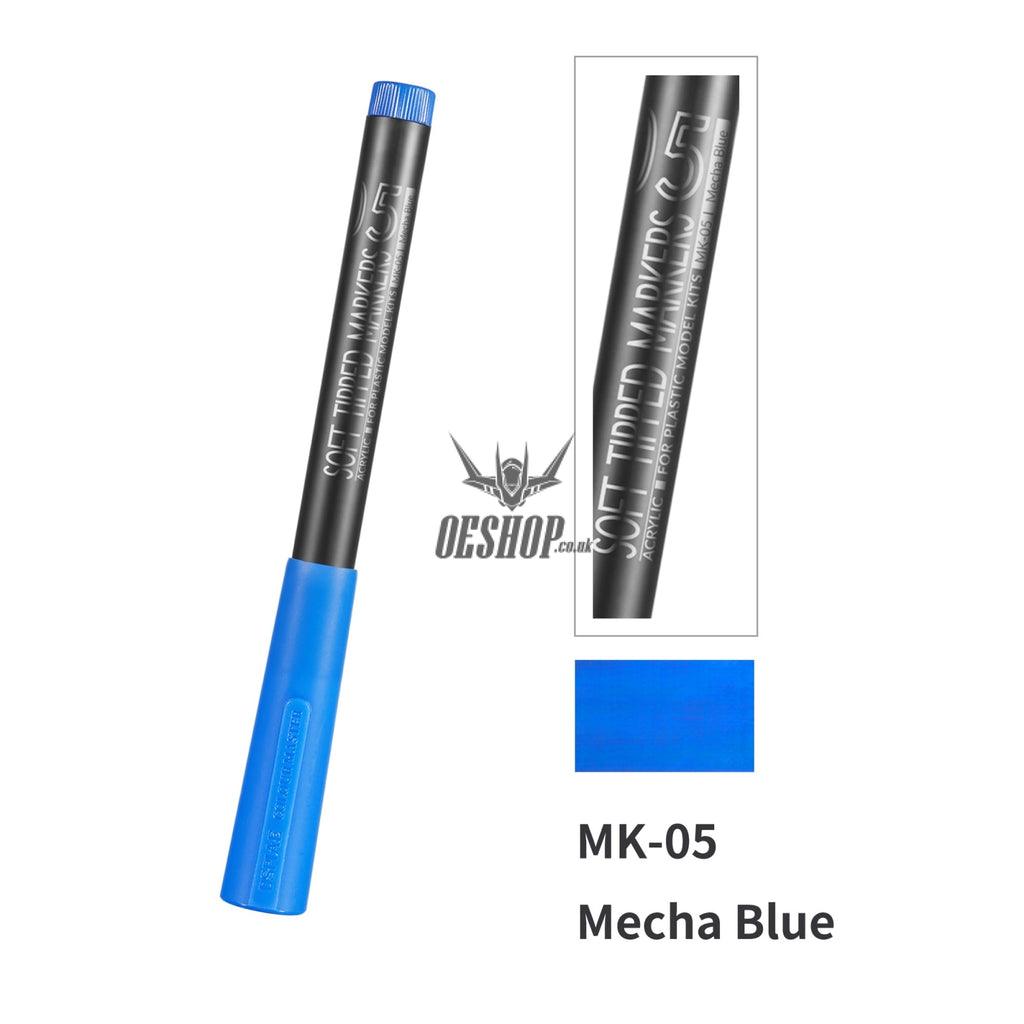 Dspiae Mk Mkm Eco Friendly Acrylic Soft Tipped Markers Mk-05 Mecha Blue