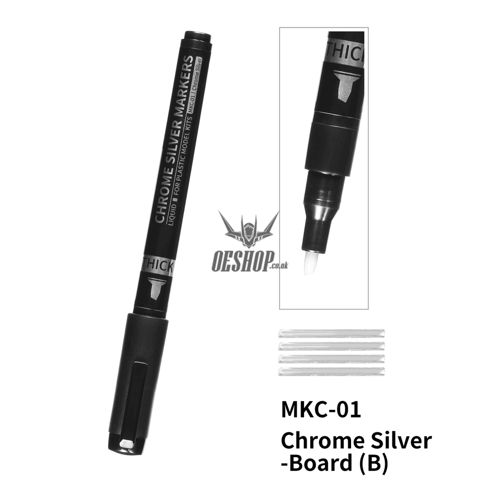 Dspiae Mkc Chrome Silver Markers Mkc-01 Thick
