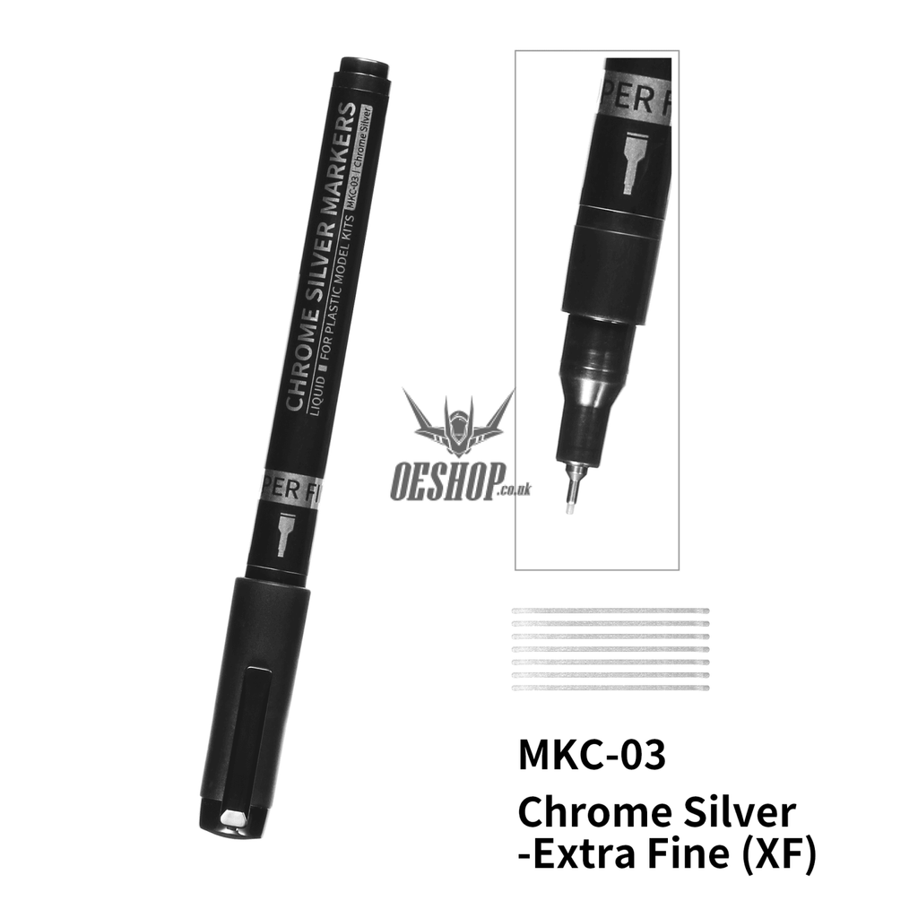 Dspiae Mkc Chrome Silver Markers Mkc-03 Super Fine