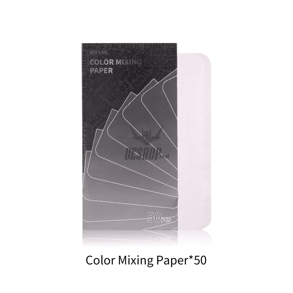 Dspiae Mp Pro Water-Based Pigment Moisturizing Palette Mp-03 Pro Color Mixing Paper 50Pcs