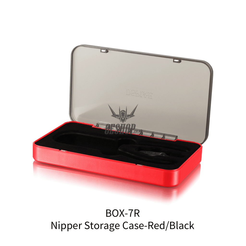 Dspiae Nipper Storage Case Box-7R (Black/Red) Nippers
