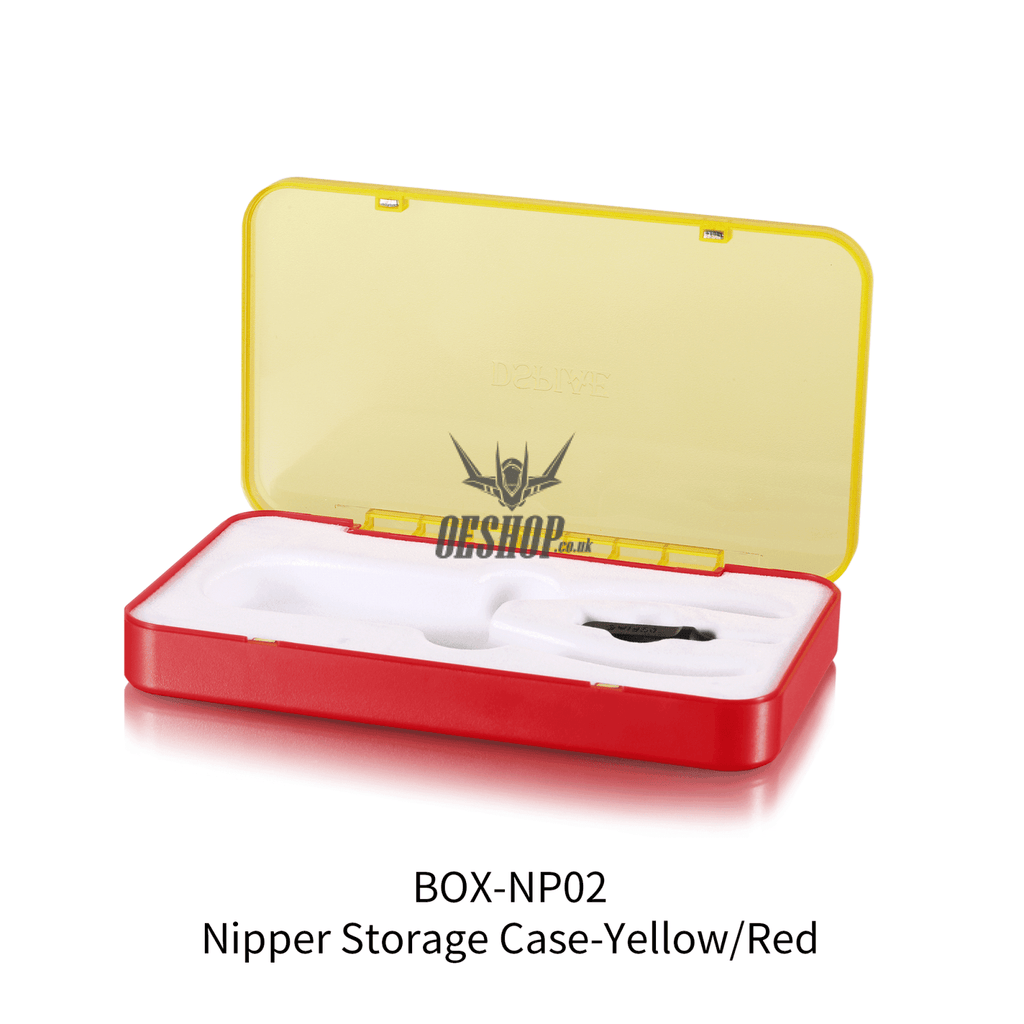 Dspiae Nipper Storage Case Box-Np02 (Yellow/Red) Nippers