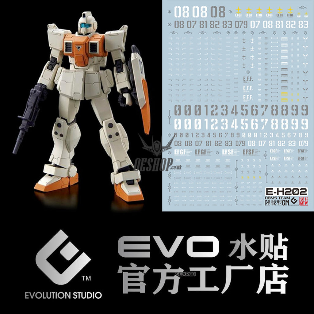 Evo - E-Hg202 (Uv) Hg Rx-79G Ground Gm Evolution Studio Decals