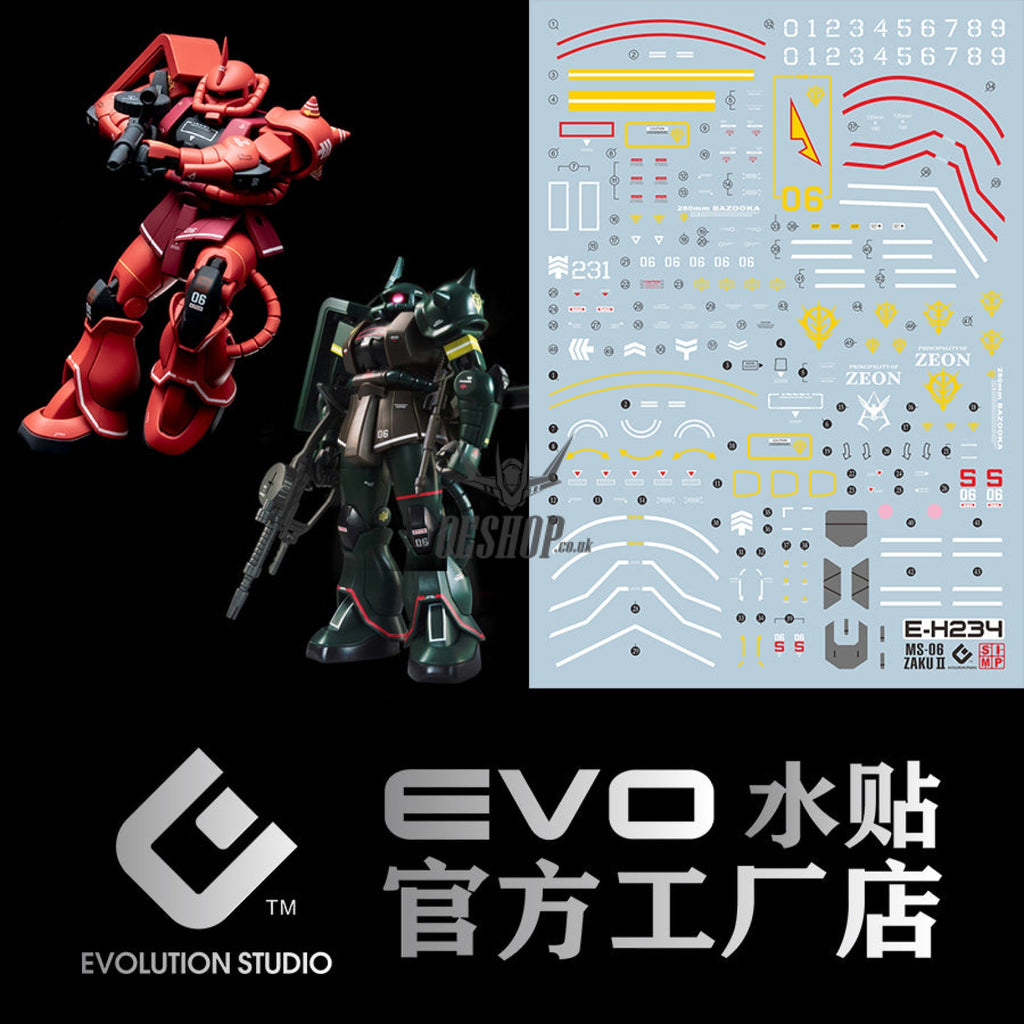 Evo - E-Hg234 (Uv) Hg Infinite Justice Gundam Evolution Studio Decals